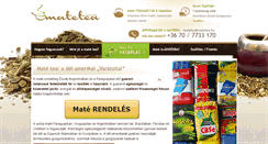 Desktop Screenshot of matetea.hu